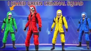 free fire gameplay I killed green criminal squad #freefire #brasil #highlights #garenafreefire