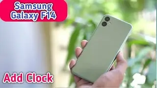 Clock Add On Home Screen In Samsung Galaxy F14, How To Add Clock In Home Screen,In Samsung Galaxy