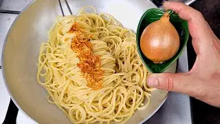 It's so tasty and healthy that you'll eat it right out of the pan. Simple pasta recipe with onions.