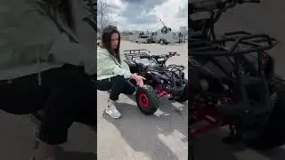 Самый мощный детский электроквадроцикл 