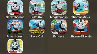 Thomas & Friends GoGo Thomas,Lets Roll,Magic Tracks,Thomas Minis,Adventures,Race On,Express Delivery