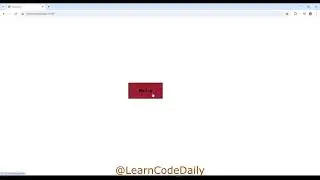 Button Animation Using HTML & CSS || Hover Effect on Button with @LearnCodeDaily  || #tutorial