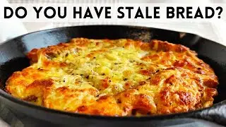 Amazing way how to use stale bread / easy breakfast recipe / breakfast casserole / budget recipes