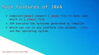 Java Tutorial for Beginners 2020 | Features of Java