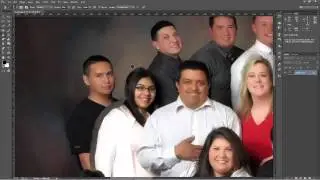 Photoshop: Erasing a Person From a Group Portrait