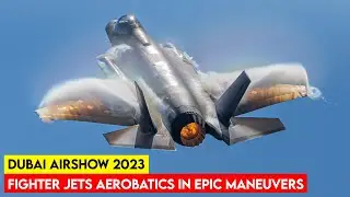 Highlighting Fighter Jets Dazzling Aerobatics at the Dubai Airshow 2023