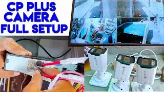 Cp plus CCTV Camera Complete Installation With DVR And Monitor | कैमरा फिटिंग की पूरी जानकारी DVR