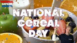 Happy National Cereal Day | March 7th | Crunch-berries, Boo-berries, They're Great!
