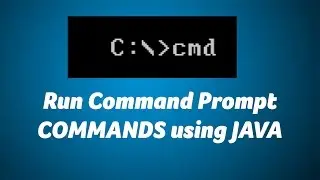 Run Command Prompt CMD commands from JAVA J2EE projects
