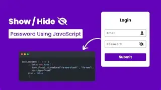 Create Show & Hide Login Form Using Html CSS  & JavaScript