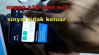 oppo a16 imei null