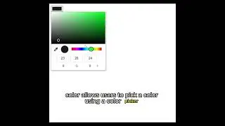 HTML  Input types you need to know 