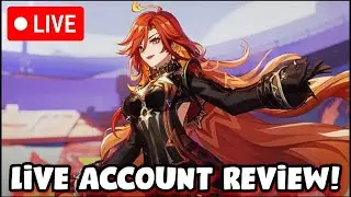 Live Account Review and Grinding Oculus in Genshin Impact #shorts