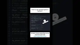 How to use named tuples in Python? #shorts