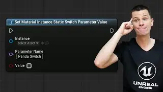 Unreal Engine | Set Material Instance Static Switch Parameter Value