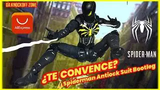 Spiderman ANTIOCK Suit Ps4 Gamerverse Bootleg Aliexpress Reseña y Analisis #review #unboxing #marvel