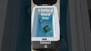 Compact 6L Portable Mini Fridge for Cars 