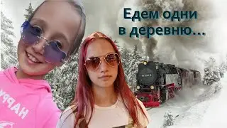 ДЕРЕВЕНСКИЕ БУДНИ - 2. ЕДЕМ В ДЕРЕВНЮ ОДНИ НА ПОЕЗДЕ. НЕВЕРОЯТНОЕ ПУТЕШЕСТВИЕ