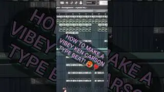 How to make a vibey Ken Carson type beat in FL Studio! #shorts