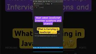 What is Currying in JavaScript #shorts #coding #javascript