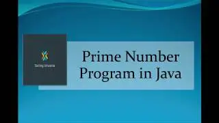 Java Program to Check Prime Number | Prime Number Program in Java