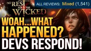 No Rest for the Wicked Slammed With Negative Reviews! Devs Give An Update and More!