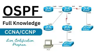 OSPF Routing  Complete Guide And Advanced Lab With real Images ||A Big Lab For OSPF Routing | Live