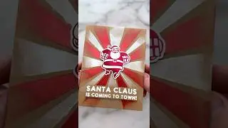 Make A Christmas Card With Me In SECONDS!🎅🏼 ASMR Crafting 