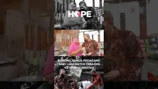 dr. OKY BORONG SEMUA DAGANGAN PEDAGANG KAKI LIMA!