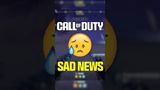 INCREDIBLY Sad News For Call of Duty…