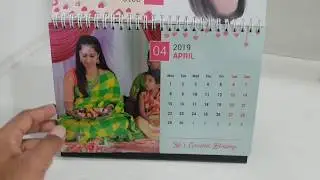 Picsy Personalized Calendar | Desk Photo Calendar 2019
