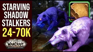 Shadowlands Starving Shadowstalkers Skinning Guide | Desolate Leather and Callous Hide Farming