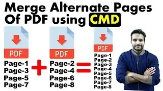 How to Merge Alternate Page of PDF using CMD