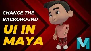 How to Change the Background UI Color in Maya