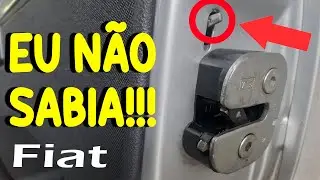 Descubra Pra Que Serve Esta Trava Na Porta - Fiat Uno Economy / Way / Palio