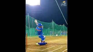 Hrithik Shokeen batting | Mumbai Indians