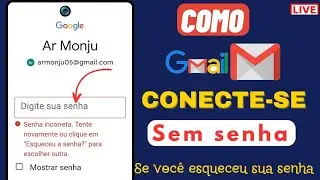 Como fazer login na conta do Gmail sem senha | Como recuperar a senha da conta do Gmail