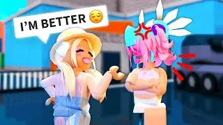 My LITTLE SISTER Joined Me In MM2 😂 *FUNNY*