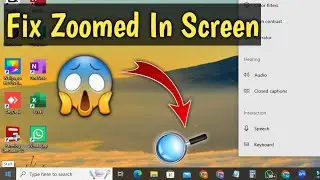 How to Fix Zoomed in screen Windows 10 | How to fix screen zoom windows 10
