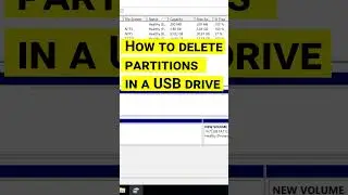 How to combine two partitions of one hard disk, SSD or USB drive into one #shorts #short #shortvideo