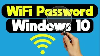 How to Find your WiFi Password in Windows 10. 100% working.