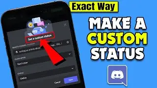 How To Make A Custom Status On Discord [mobile]