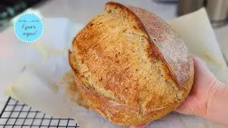 Simple and quick curd flavored sourdough bread. Incredibly soft, like feathers!