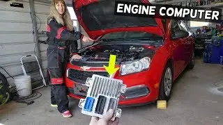 ENGINE COMPUTER ECU REPLACEMENT CHEVROLET CRUZE SONIC  ENGINE ECU REPLACEMENT LOCATION