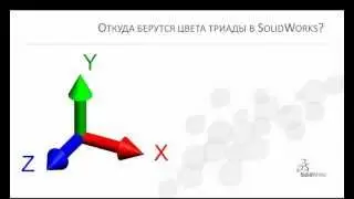 Цвета триады в SolidWorks (Tips and Trics 1/10)