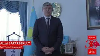 Kazakistan Türkiye Büyükelçisi Abzal SAPARBEKULY