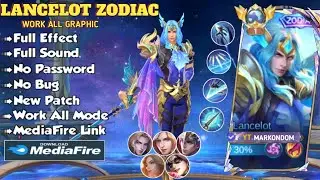 New!! Script Skin Lancelot Zodiac Revamp No Password | Voice Indonesia & English | New Patch MLBB