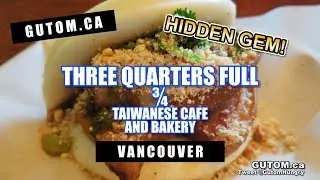 PORK BELLY GUA BAO AND UJI MATCHA MOUSSE CAKE AT THREE QUARTERS FULL TAIWANESE CAFE | Vancouver Food