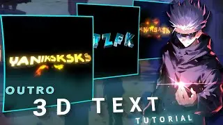 How to make 3D Text Outro on CapCut | Full Tutorial