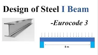 Design of steel (EC3) - Beam design - I beam - PART 1 - Bending moment check